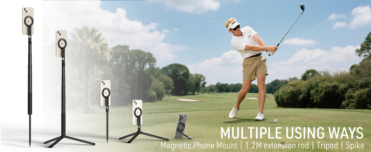 golf tripod magnetic