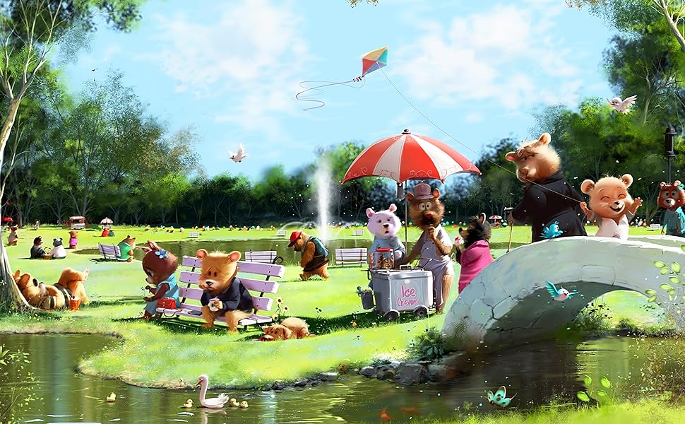 bears in park
