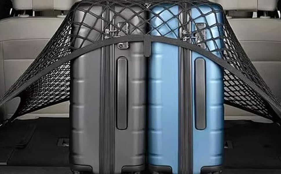 Amazon.com: Cargo Net for SUV with Hooks, Adjustable Highly Elastic ...