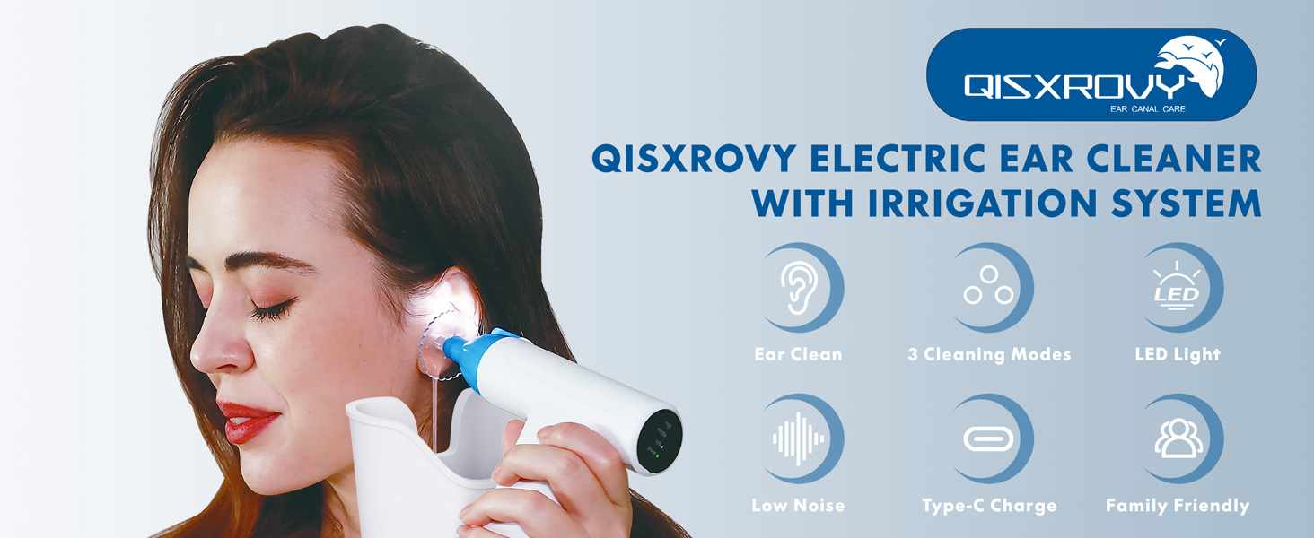 Electric ear cleaner with irrigation system 001