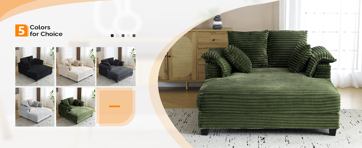 oversized chaise