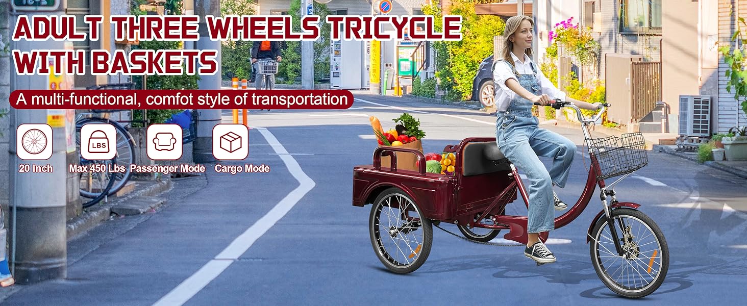 three wheel bikes
