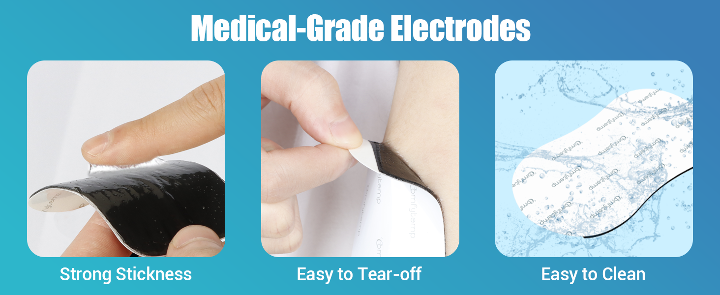 Comfytemp 30pcs TENS Unit Electrode Pads, TENS Unit