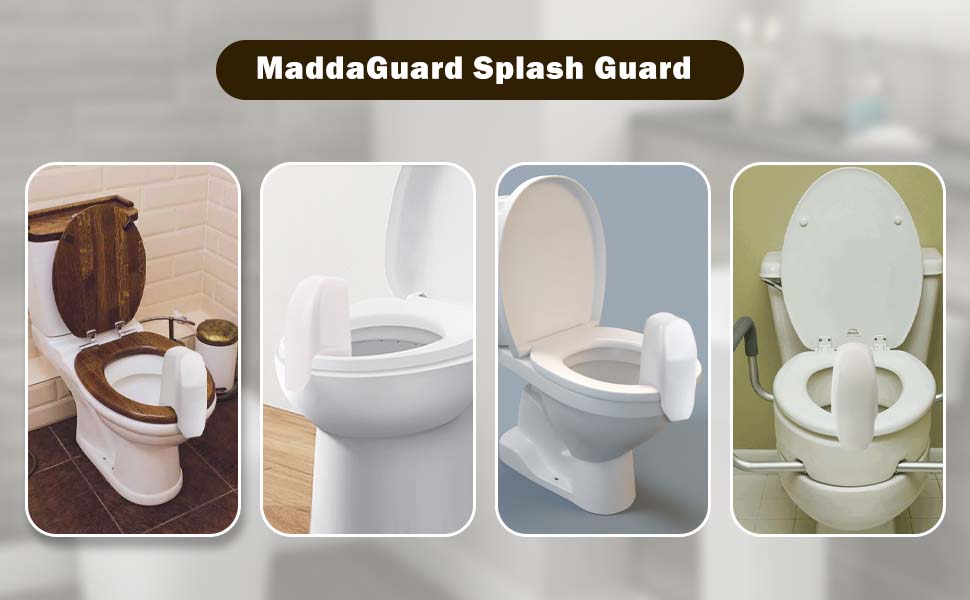Toilet Seat Splash Guard, Fit for Installed at The Front of