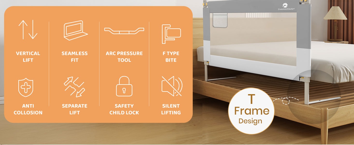 Baby Bed guardrail