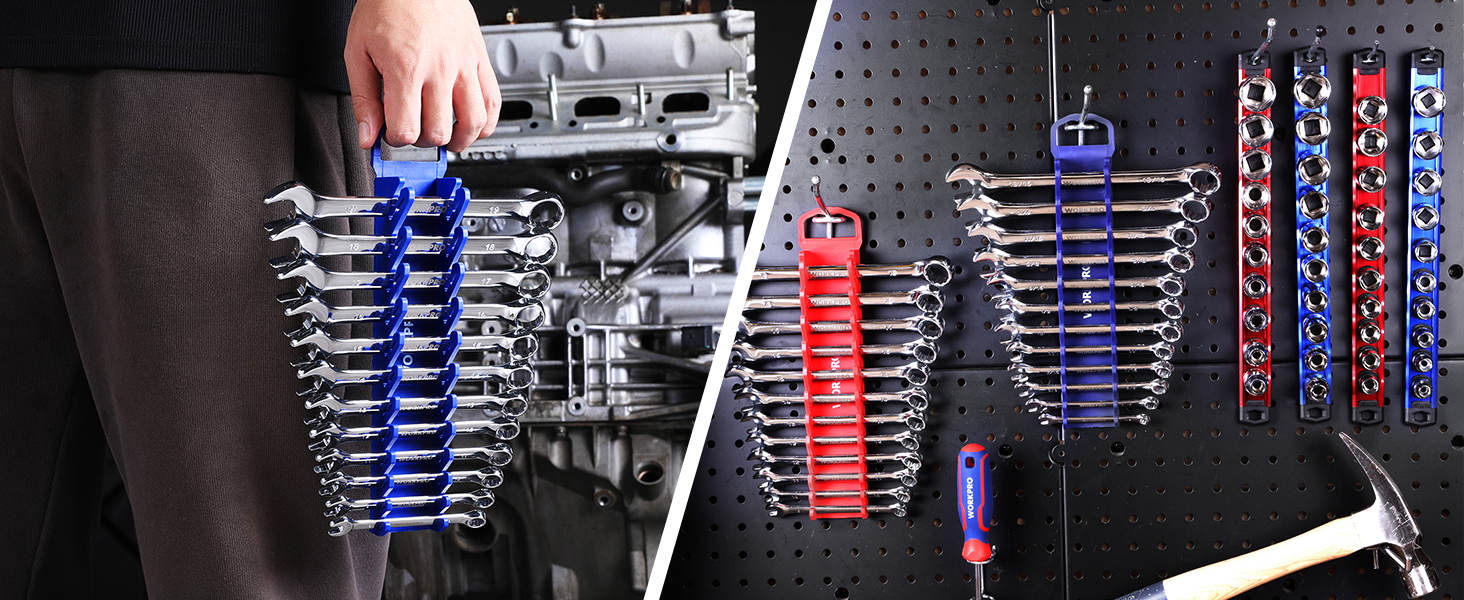 wrench organizer for tool box