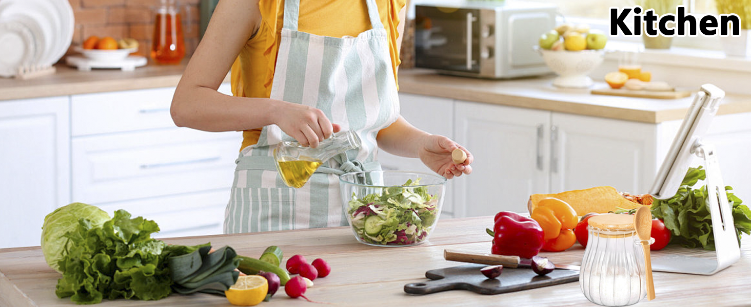 Sugar Container Sugar Keeper with the Bamboo Lid and Spoon