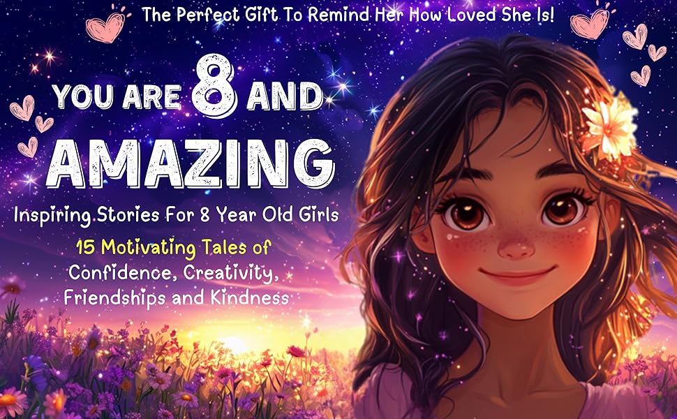 Amazing Girl, valentines day gift for 8 year old, book for 8 year old, stories for 8 year old