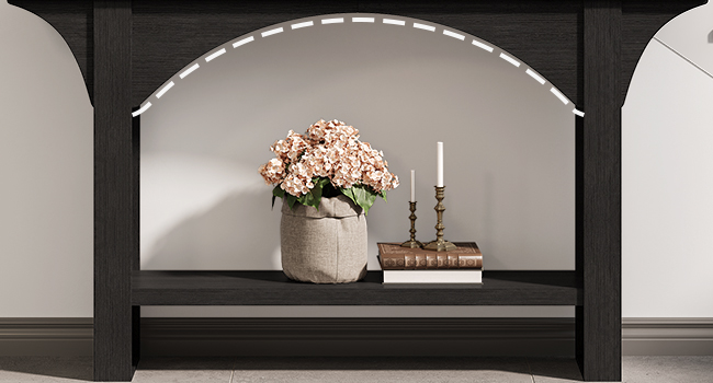 entryway table with storage