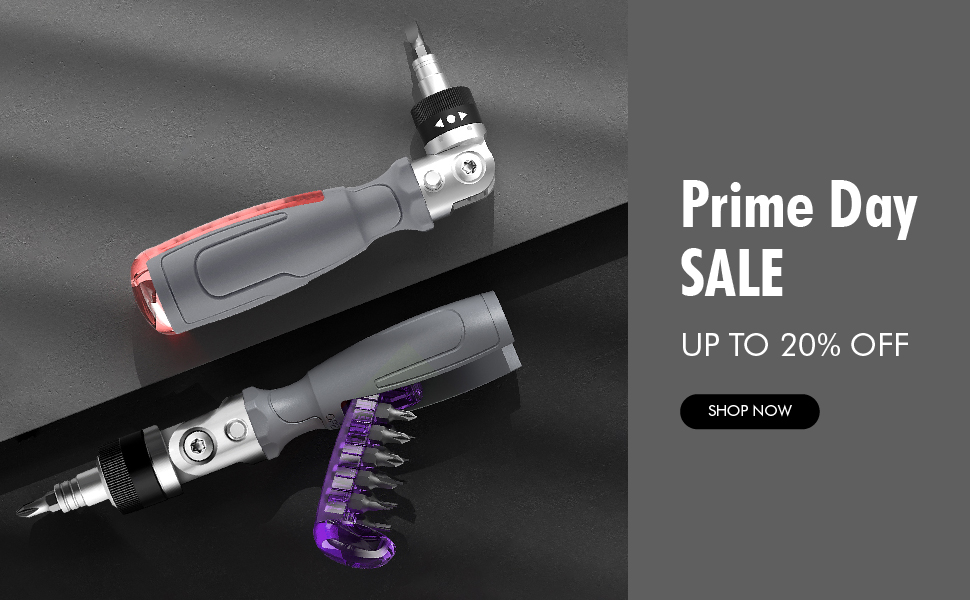 FantastiCAR 11 in 1 Ratcheting Screwdriver, Multifunction