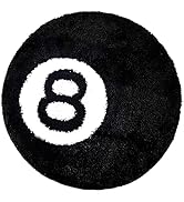 Amazon.com: 8 Ball Rug - 24 inch Black Round Carpet Billiard