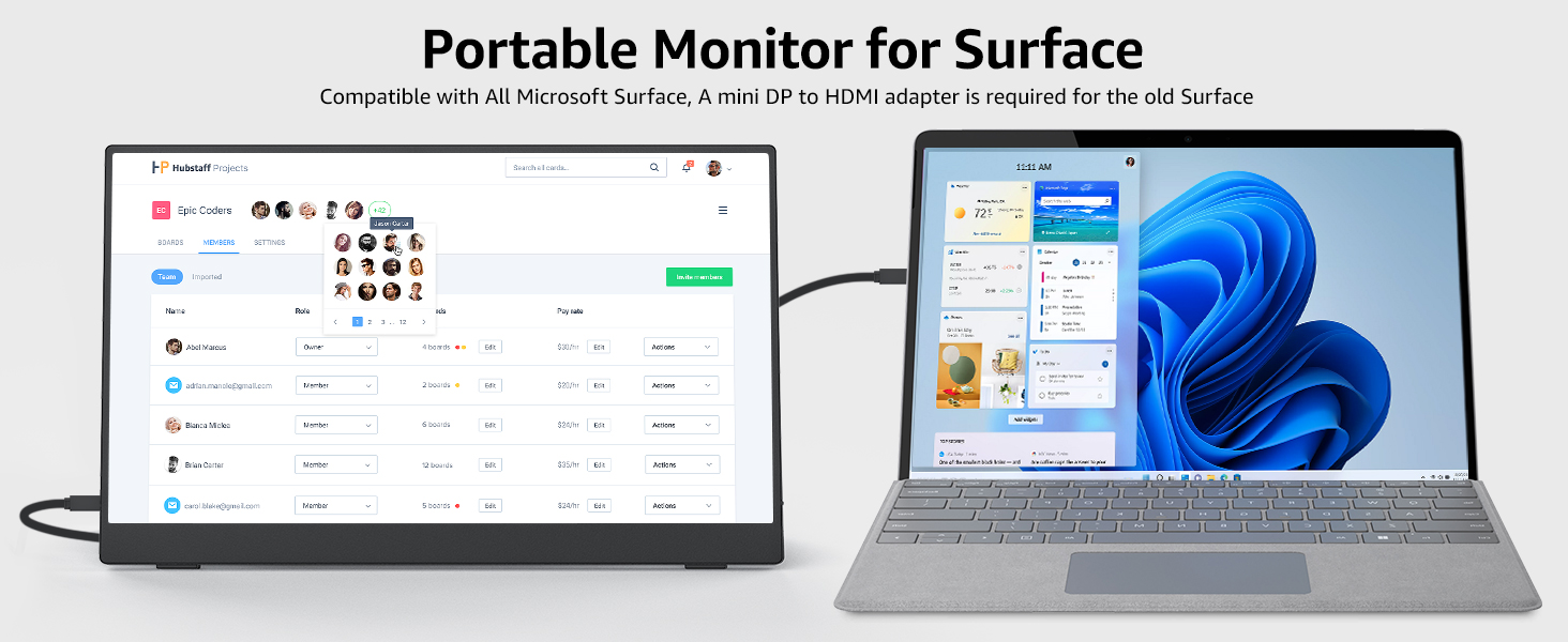 laptop portable monitor