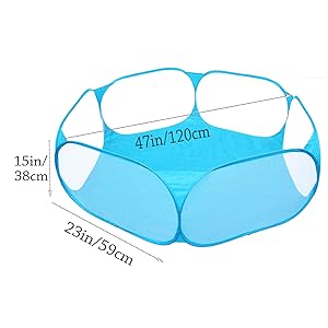 size of the ball pit