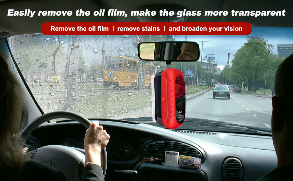 Automotive Oil Film Cleaning Brush, Glass Cleaning Board