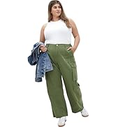 City Chic Womens Plus Size Pant Mia Cargo