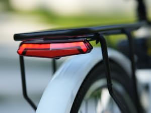 E-Bike mit Rücklicht