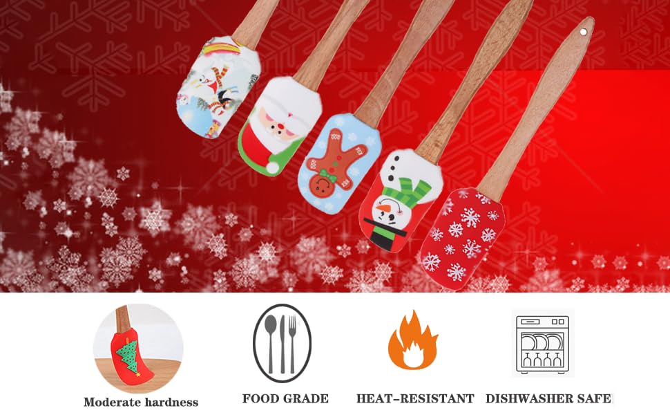 Christmas cake scraper