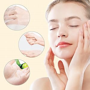 This facial sheet mask adds a lot of essence