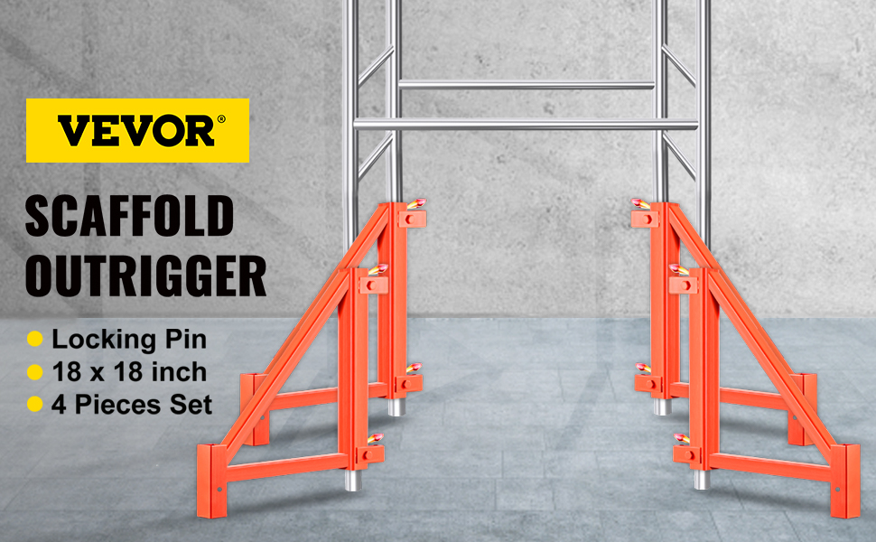 VEVOR Scaffold Outrigger, 18" x 18" x 24" Scaffolding