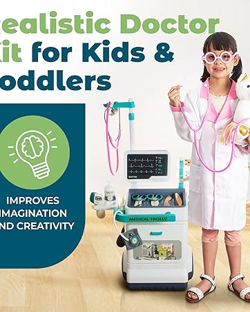 doctor set for kids medical cart