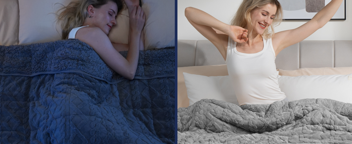 Get a restful, restorative sleep with our weighted blankets