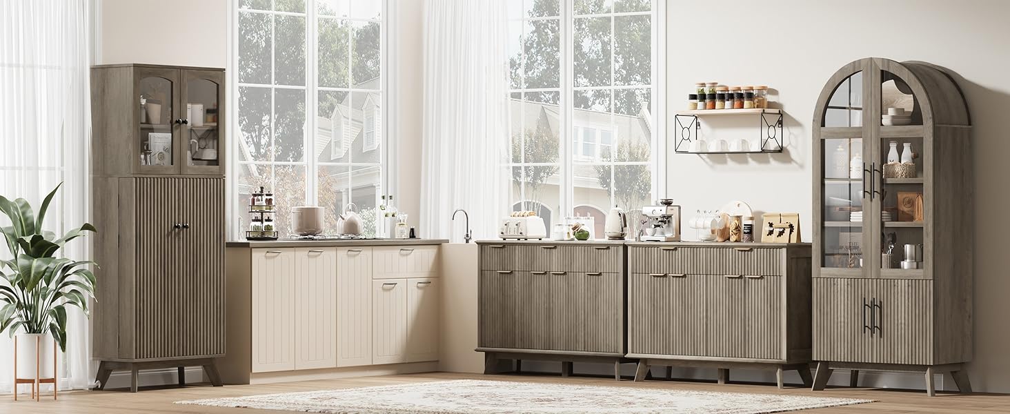 Arched Kitchen Pantry