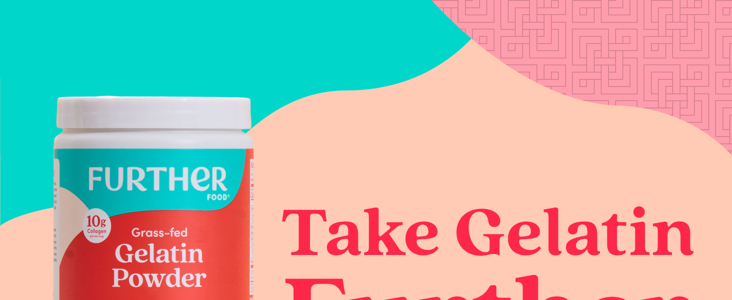 gelatin powder, collagen, protein, further food, wellness, food thickener