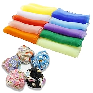 スカーフ10枚セット リトミックスカーフ シフォン シフォンスカーフ 10枚セット