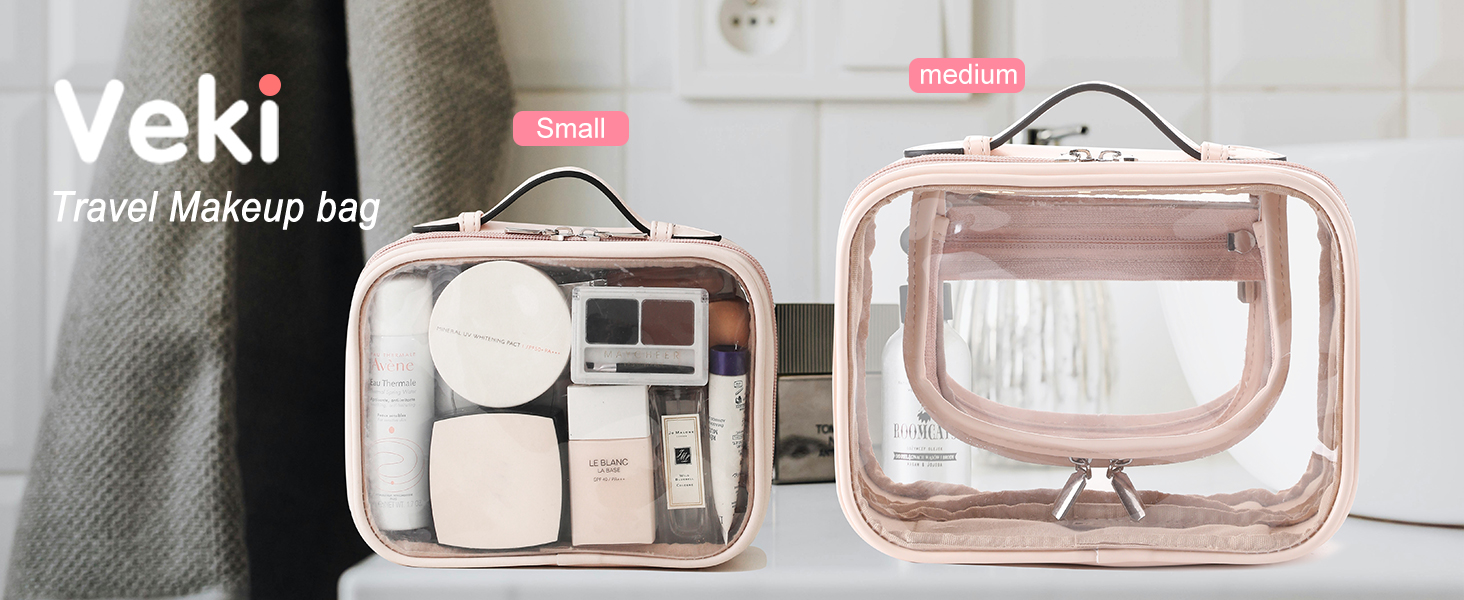 TSA Approved Toiletry Bag Transparent Makeup bag