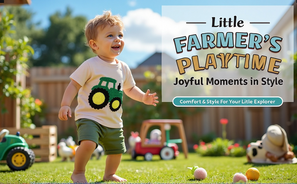 baby boys farm outfits