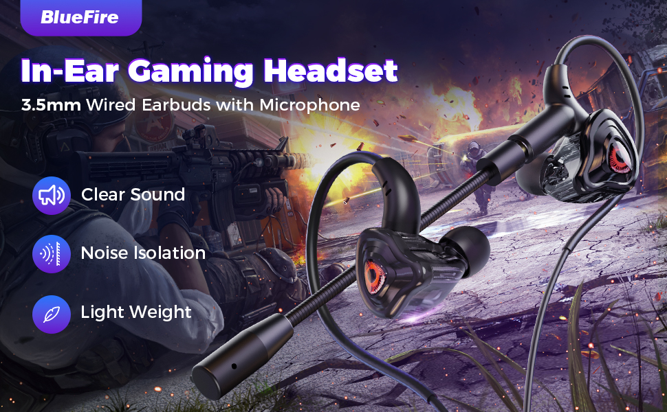 Wired Gaming Earbuds 2