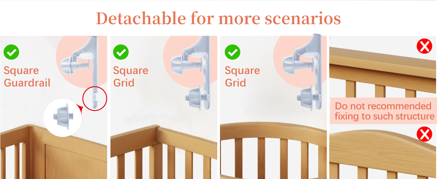 cot mobile with music