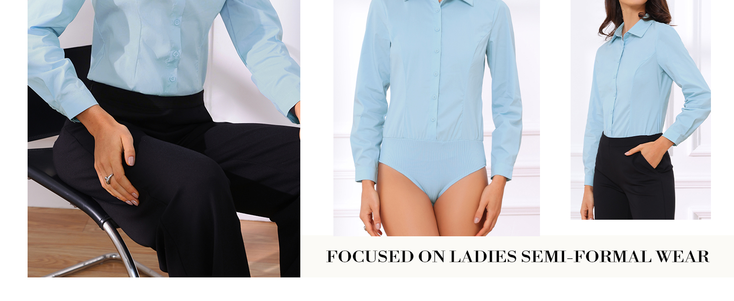blouse bodysuit for women work office business casual