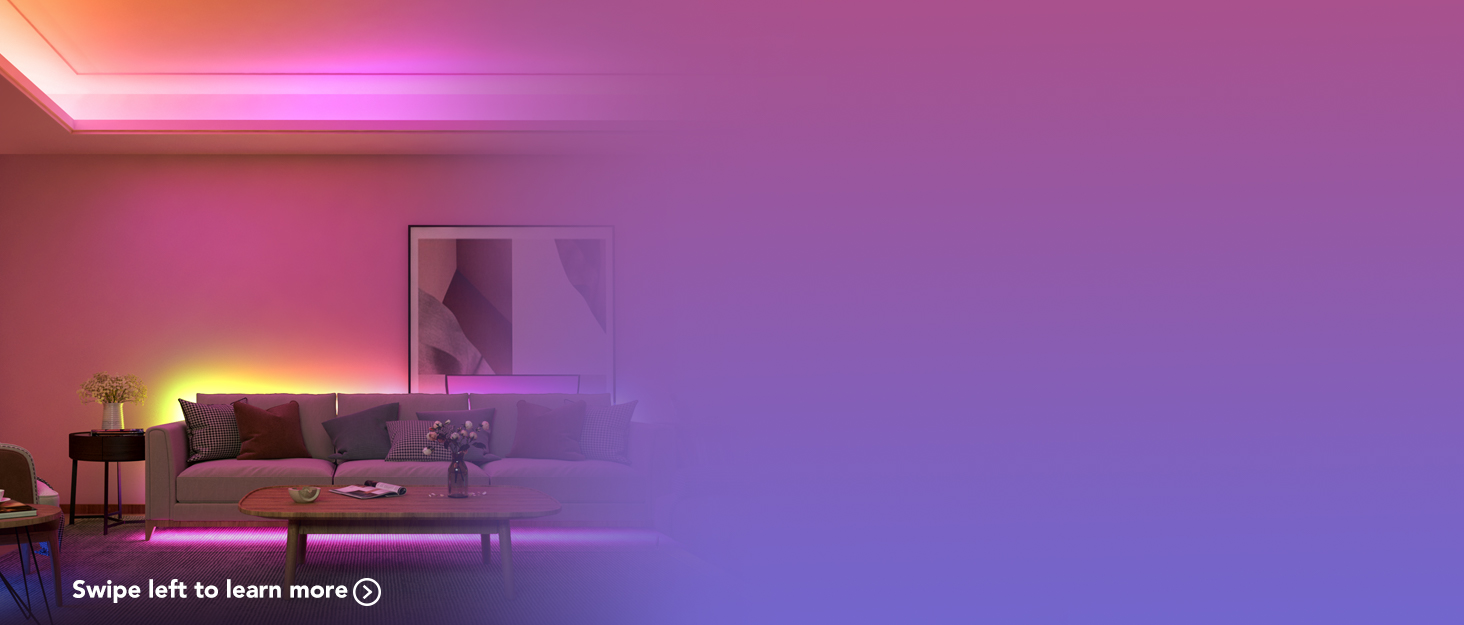 Govee WiFi LED Strip Lights Work with Alexa and Google Assistant, 5m