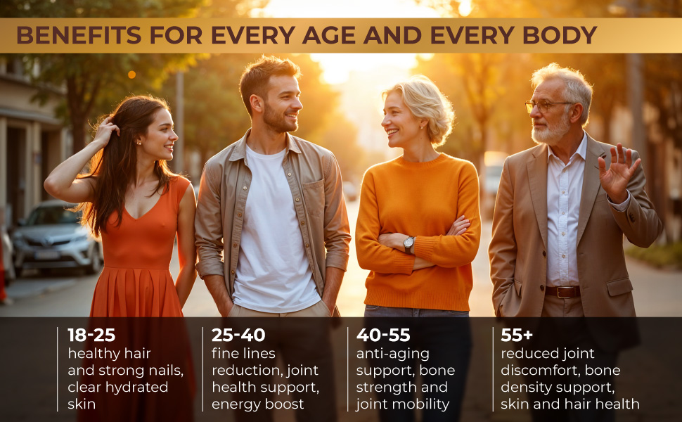 description of benefits for different age groups