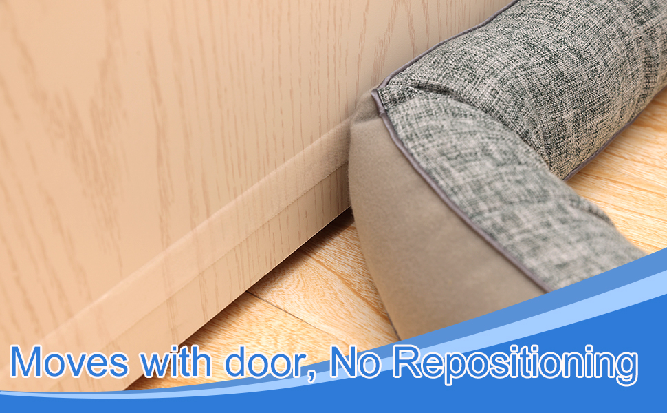 NABOWAN 30" Weighted Under Door Draft Stopper Triangular