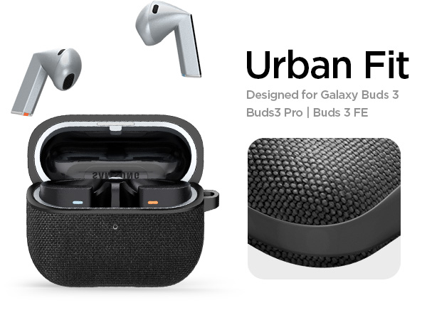 Galaxy Buds3 Pro シルバー Spigenケース付き Spigen Lock Fit Designed for Samsung Galaxy Buds3 FE (2025