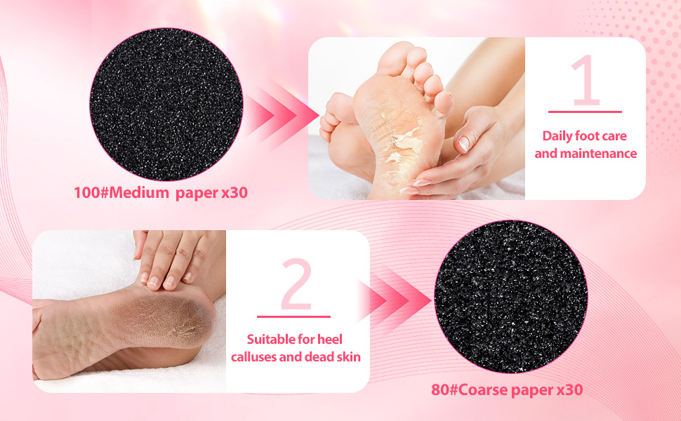 Electric callus remover for feet