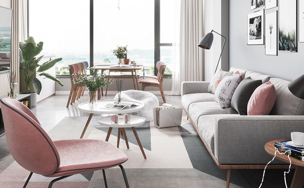 MEKAJUS Pink Throw Pillow Covers 20x20 Set of 4 Velvet Soft