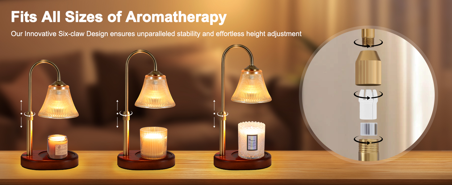 candle warmer lamp with timer