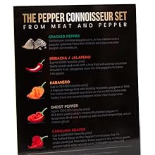 meat and pepper spicy beef jerky habanero jalapeno ghost carolina reaper