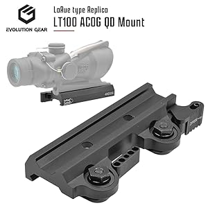 Amazon | 良品武品 Evolution Gear製 ACOG専用 LARUEタイプ QD