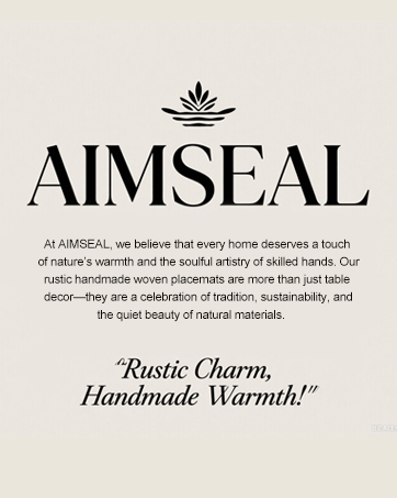 AIMSEAL Round Woven Placemats