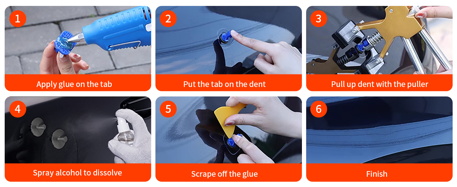 Car Dent Puller Kit