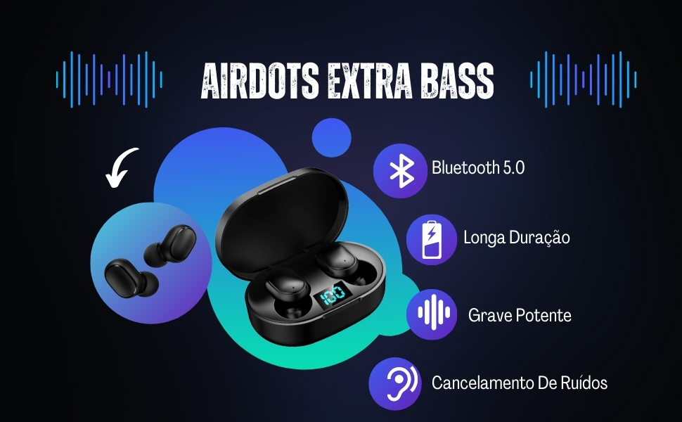  Novo Fone De Ouvido Bluetooth TWS 5.0 01