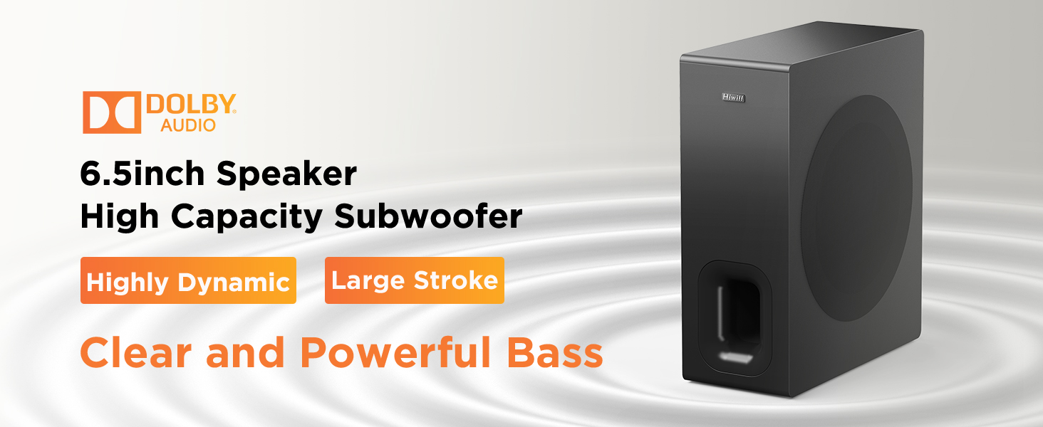 6.5-inch subwoofer