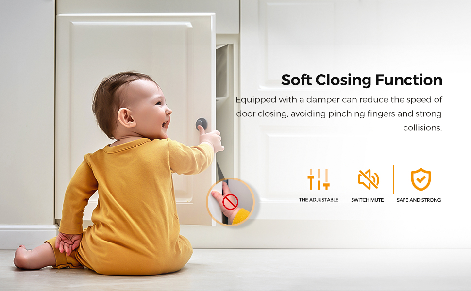 HOME EDIT 2 Pack 1 Pair 11/4 inch Overlay Soft Close