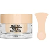 PEACE OUT Skincare Acne Gel Moisturizer, For Daily Facial Use with Salicylic Acid & Niacinamide, ...