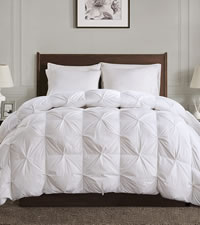 Pinch Pleated Down Comforter