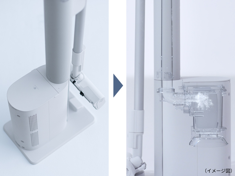 Amazon.co.jp: Panasonic MC-NX700K-W Cordless Vacuum Cleaner, Stick